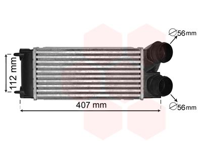 VAN WEZEL Kompressoriõhu radiaator 40004334